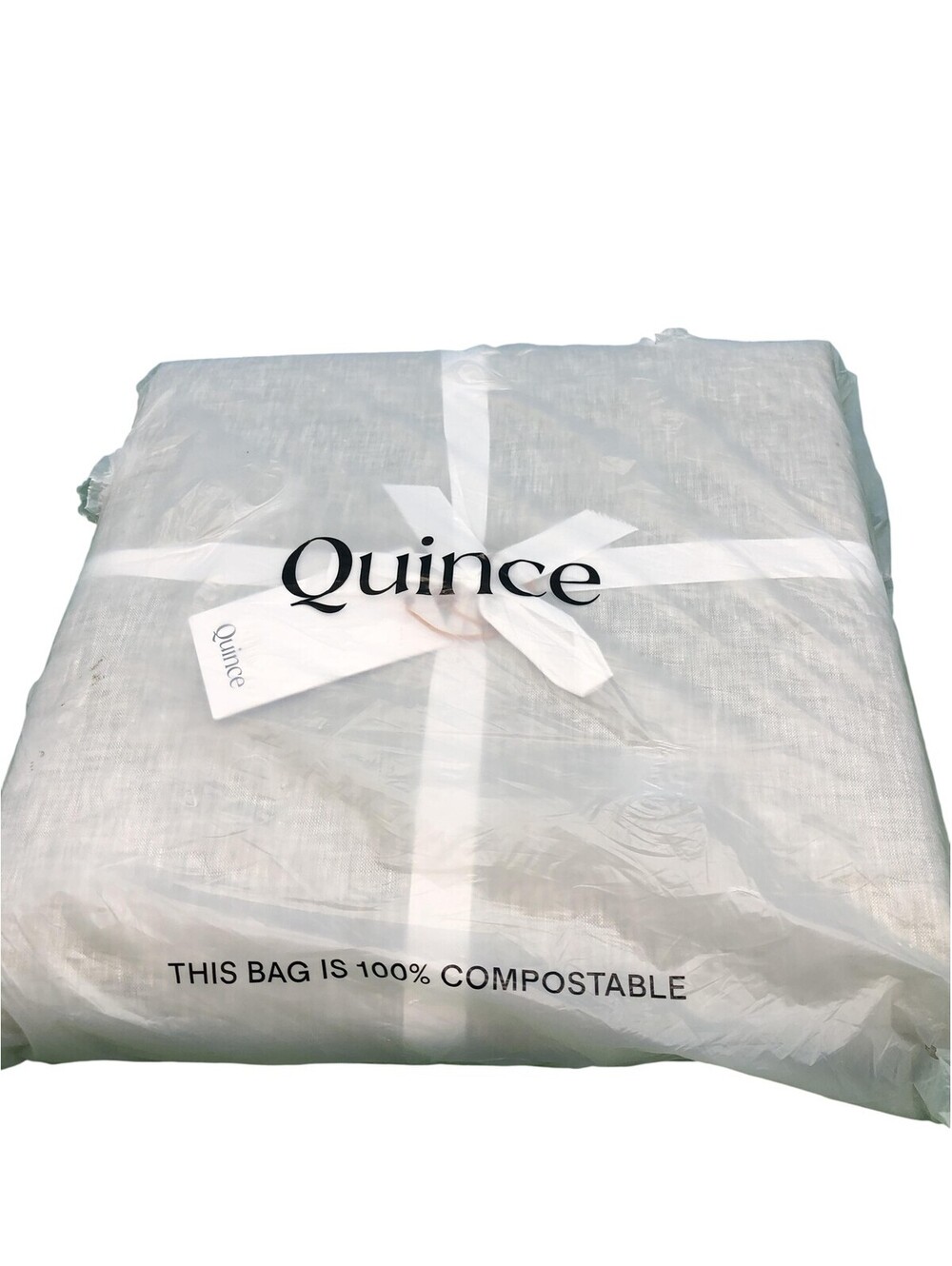 Quince Linen Queen Sheet Set Beige Solid Breathable Machine Washable Adults